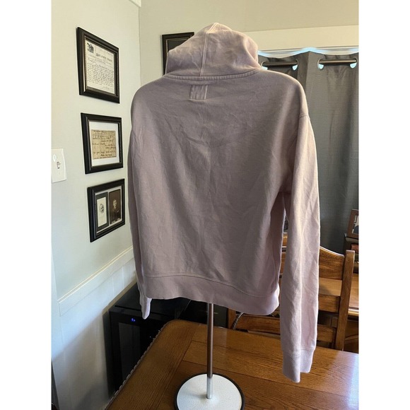 Womens Embroidered Logo Champion Hoodie Sweatshirt Sz Small Fuchsia/Lavender - Picture 5 of 10